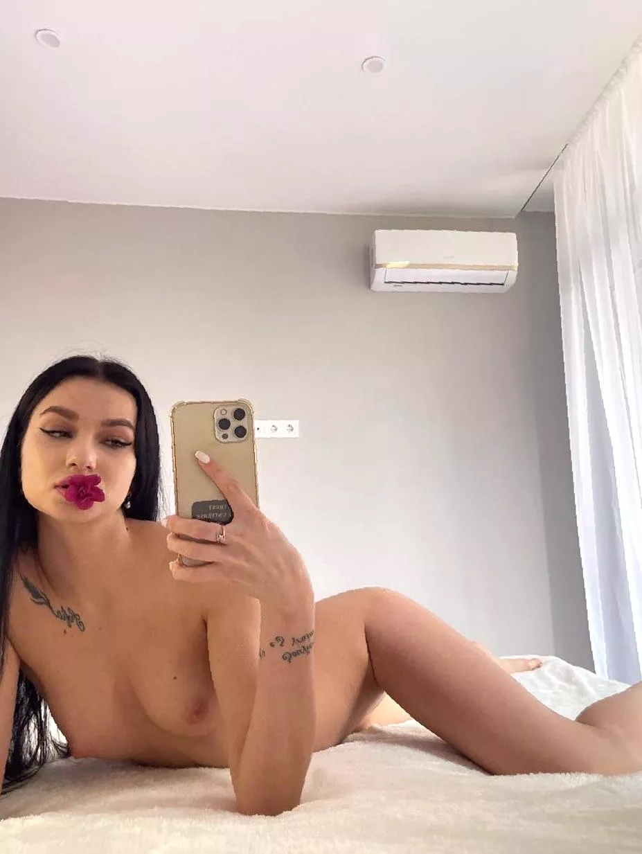 I woke up and wanted to show you my breasts