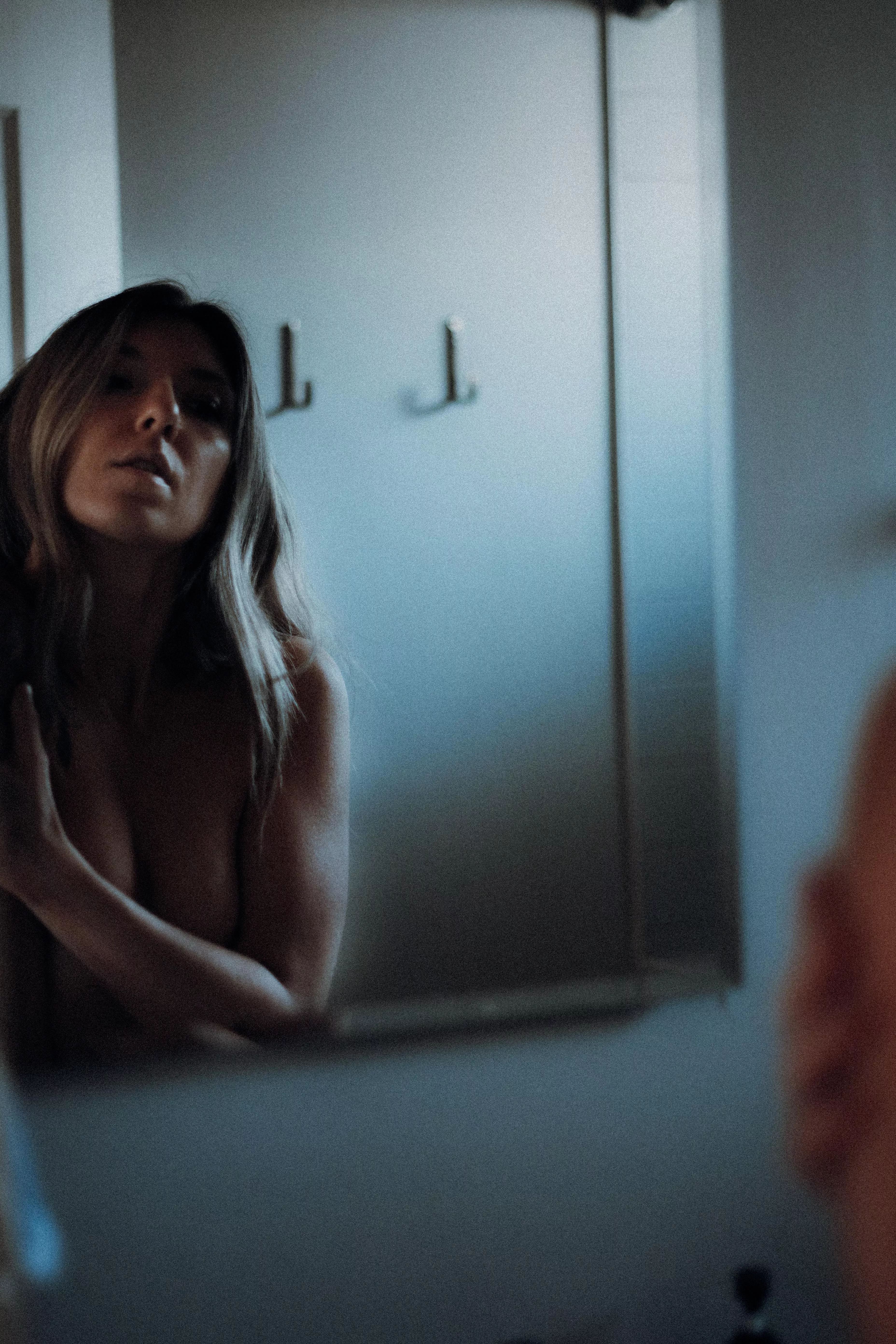 Just got out of the shower and getting turned on thinking of you watching me 💦