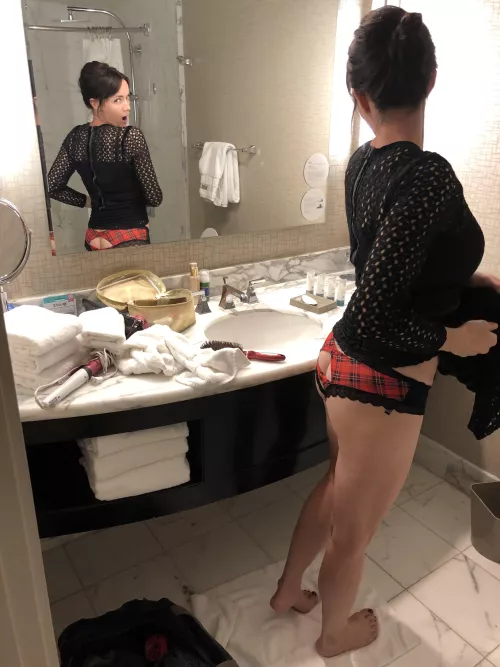 Just trying to get ready for the night! [F]