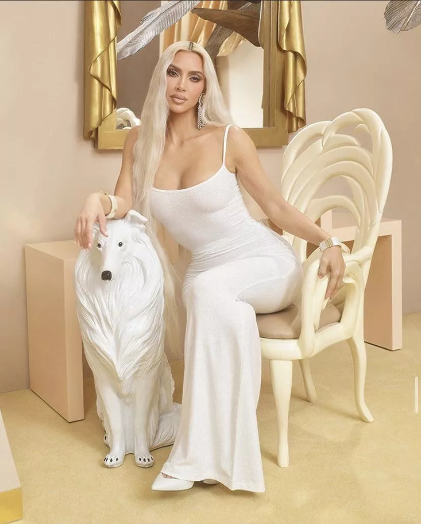 Kim needs to wear white more often