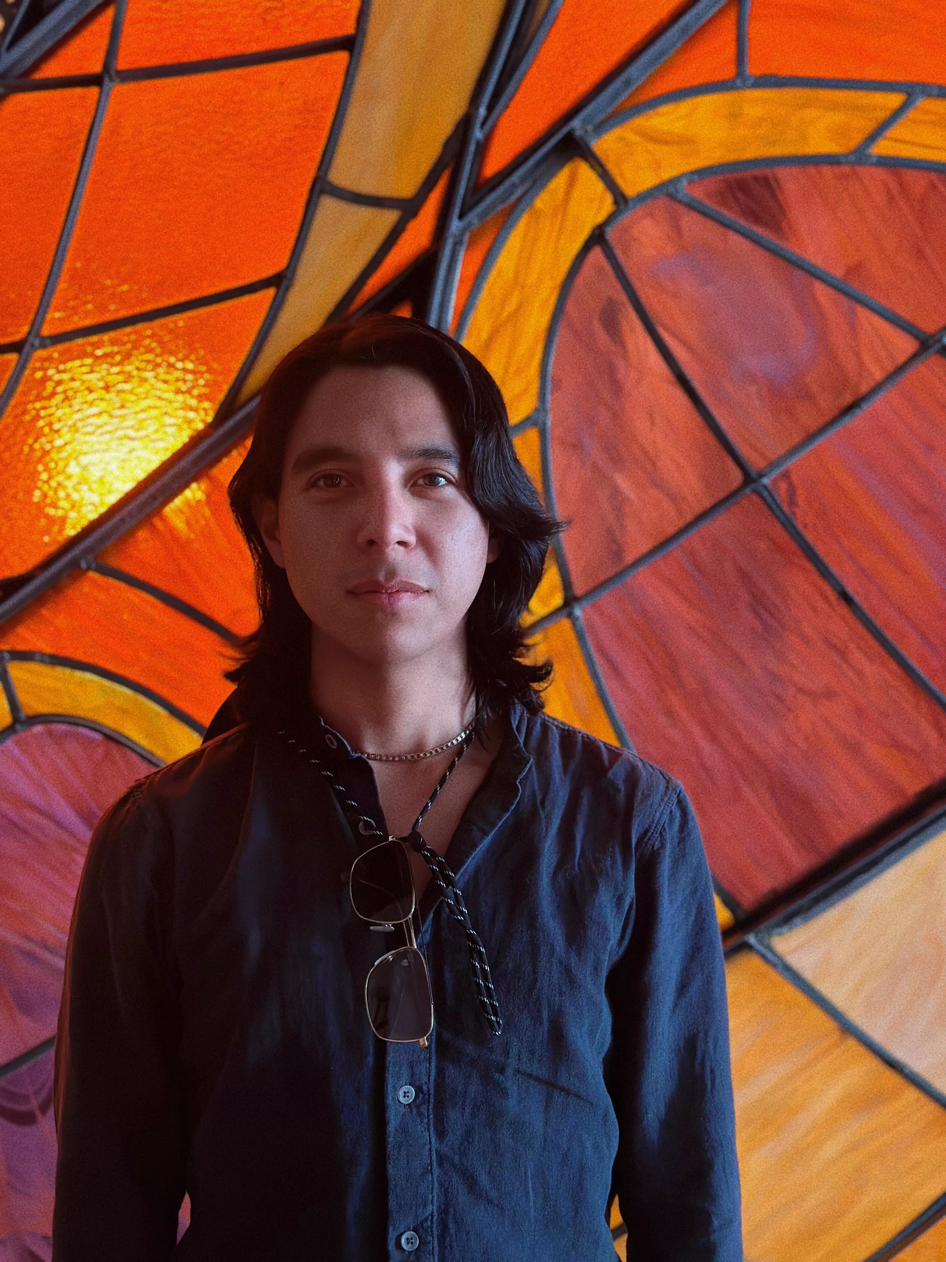 Last day in Durango, Mexico and loving this stained glass.