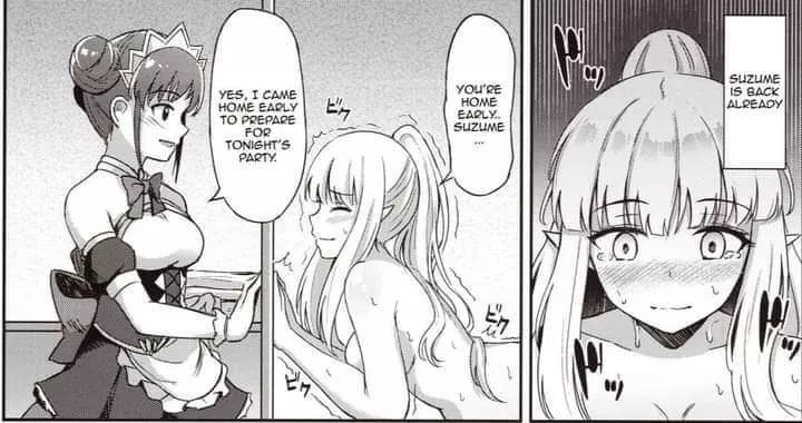 LF Mono Source : 2girls, medium breasts, implied intercourse, implied from behind, foreign sfx, 