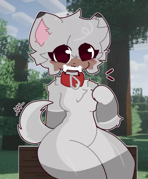 minecraft wolf!! (OC)