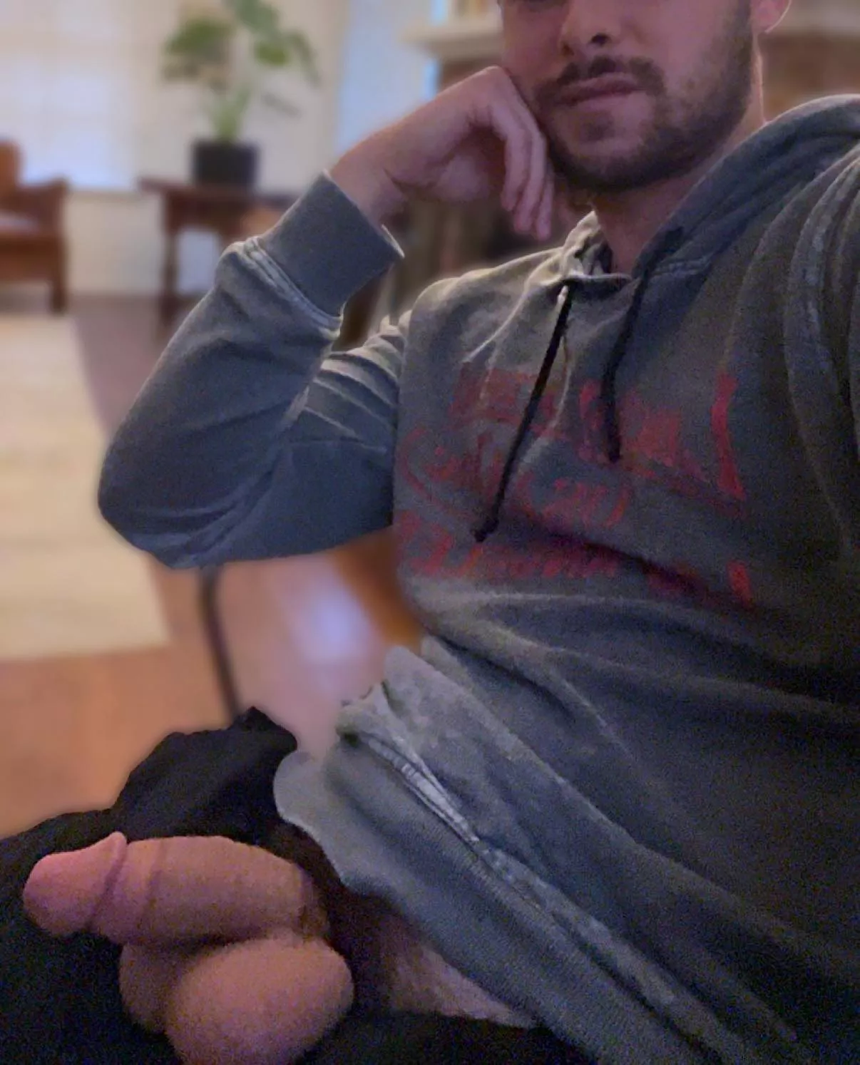 My soft cock gets to sleep on some big pillows 😆