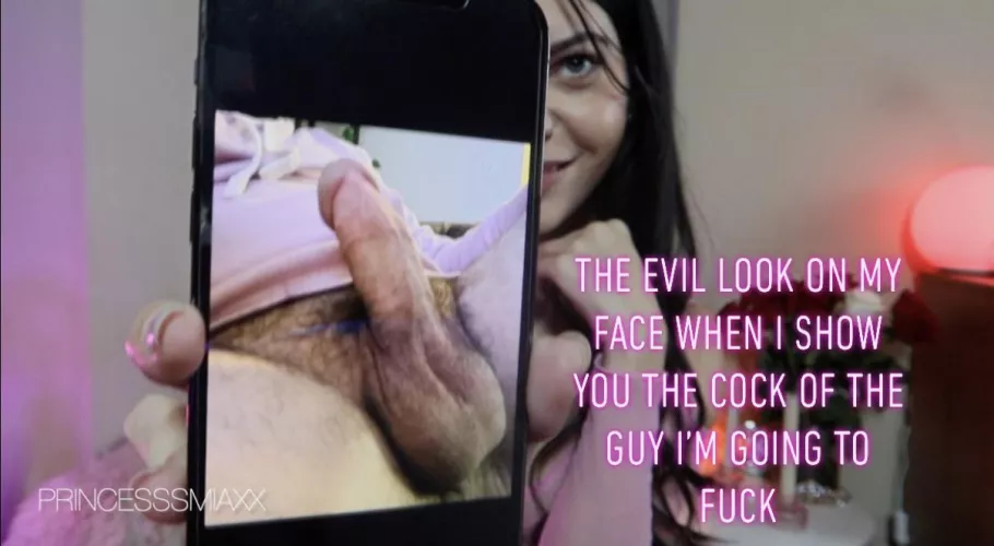 Sexting other men and showing you how hung they are