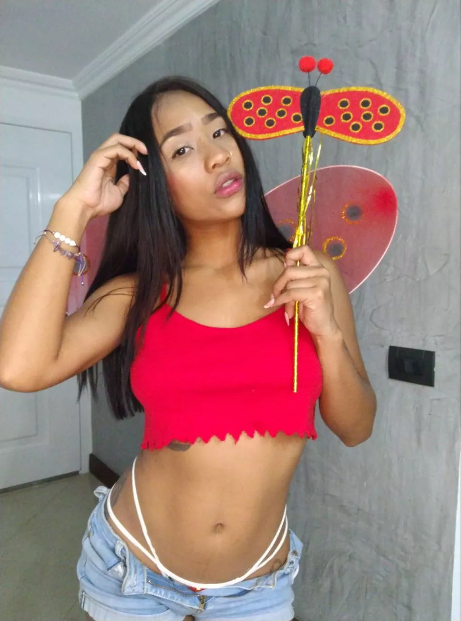 She’s coming out to play with you.