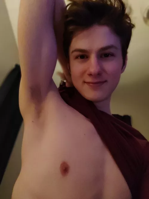 Sleeping all day has warmed my pits up so much