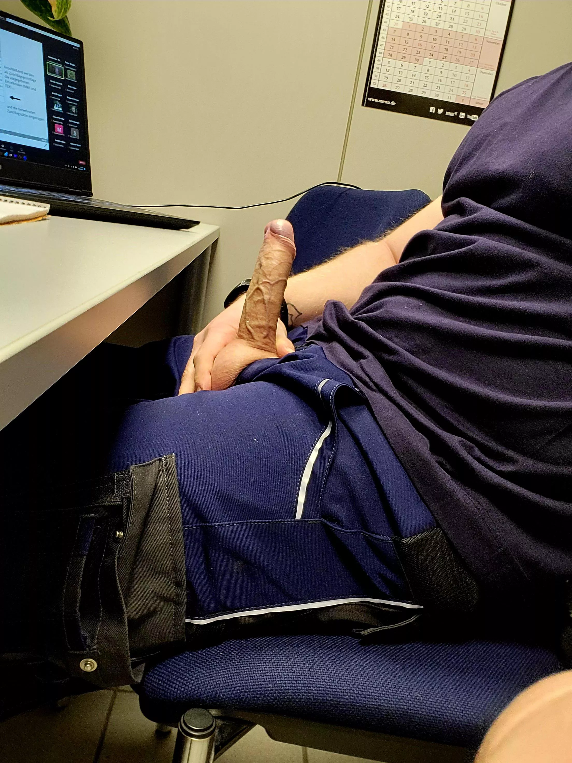 studying at work 😏