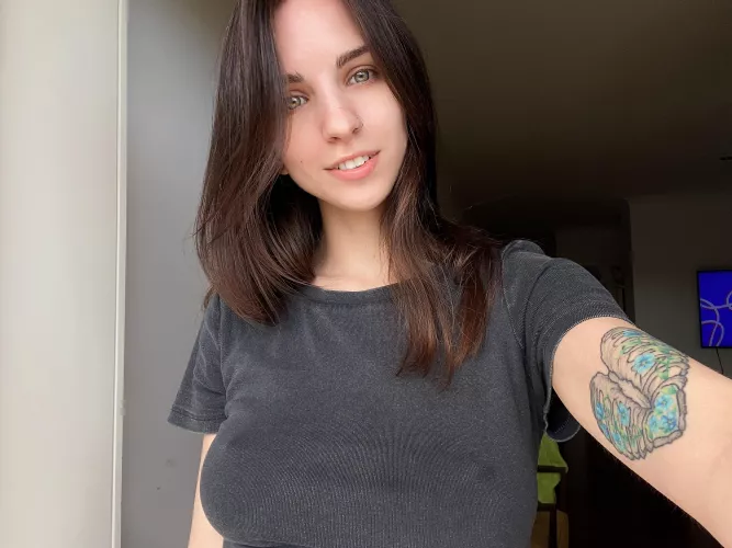 The best bra is no bra 💖