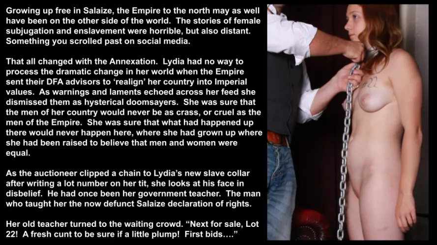 The slide from liberty into slavery can catch one off guard