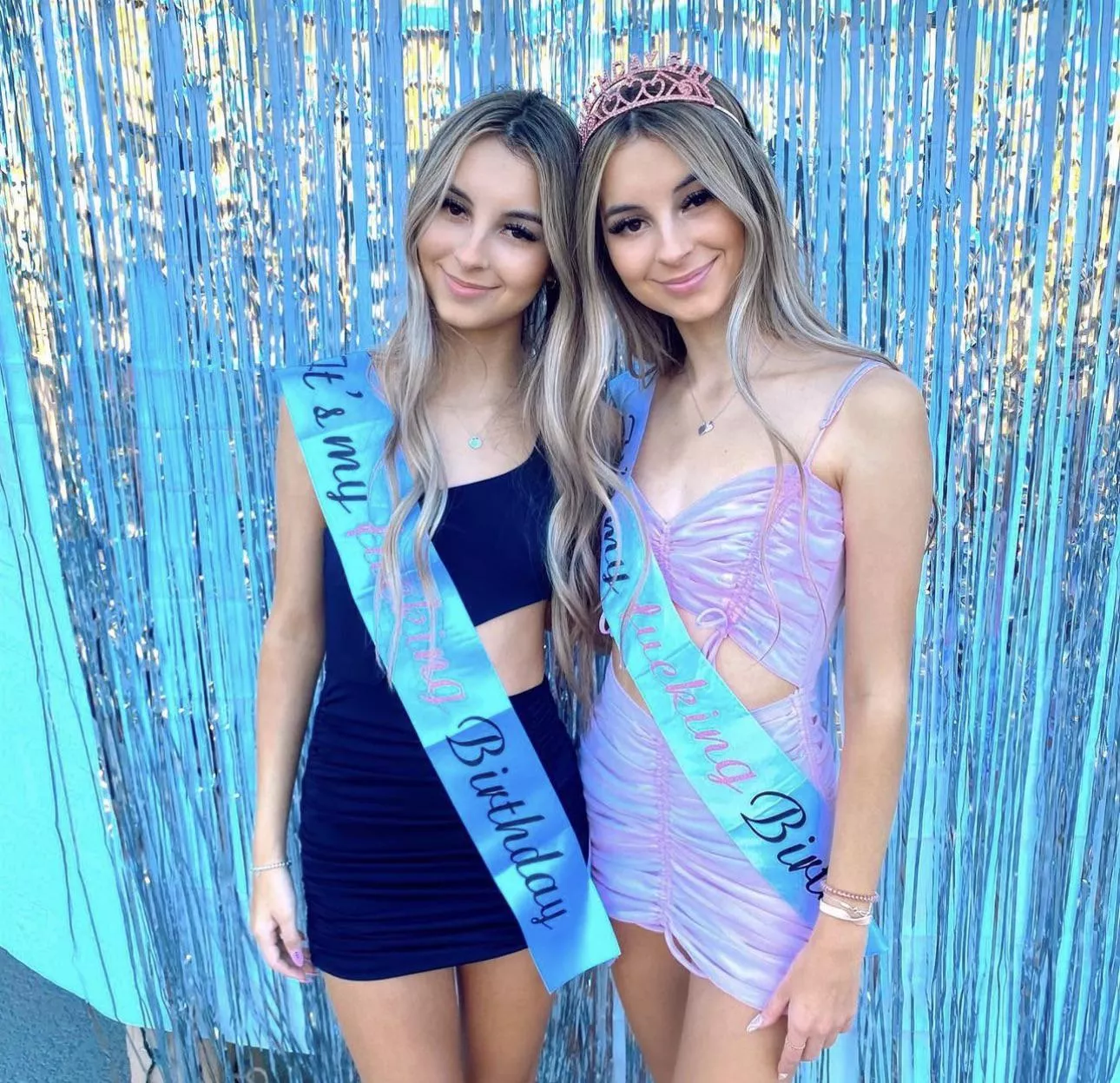 Twins celebrating their 18th birthday
