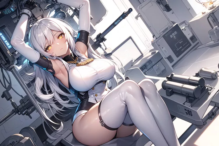 White Sci-fi Mecha Pilot