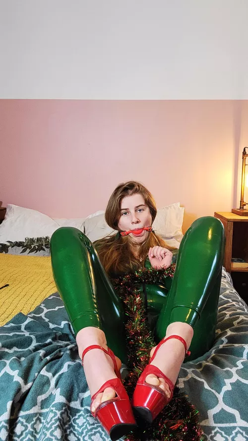 Who said latex and bondage couldn't be Christmassy?