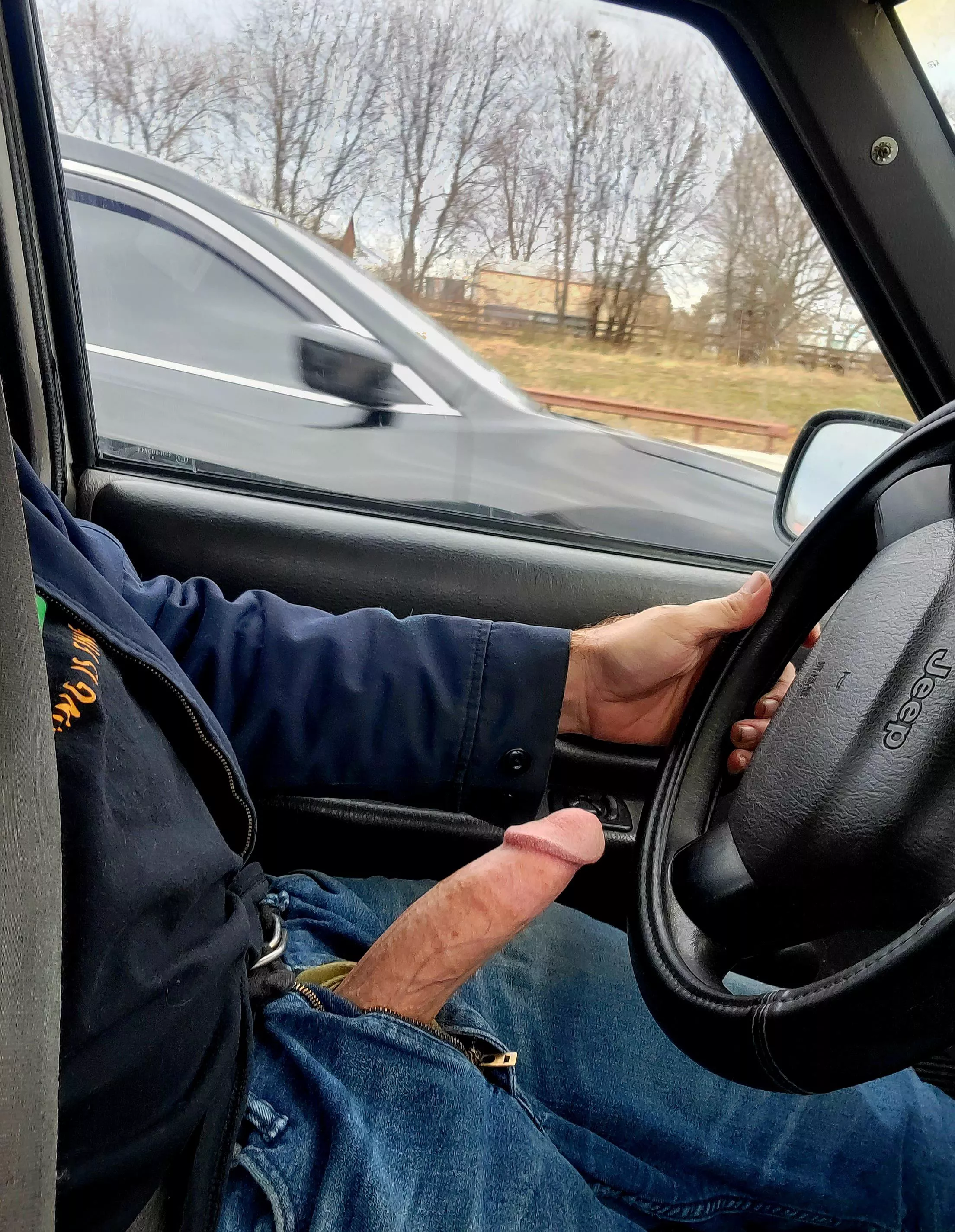 Would you blow me in traffic? Or have me pull over and fuck you on the side of the road?