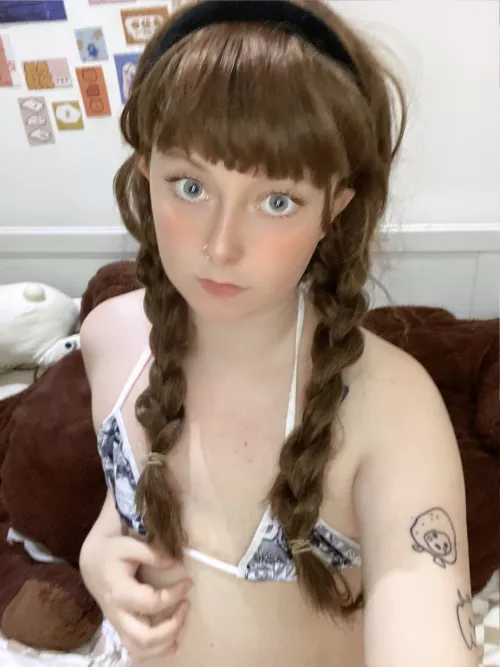 Would you kiss my tiny tits?