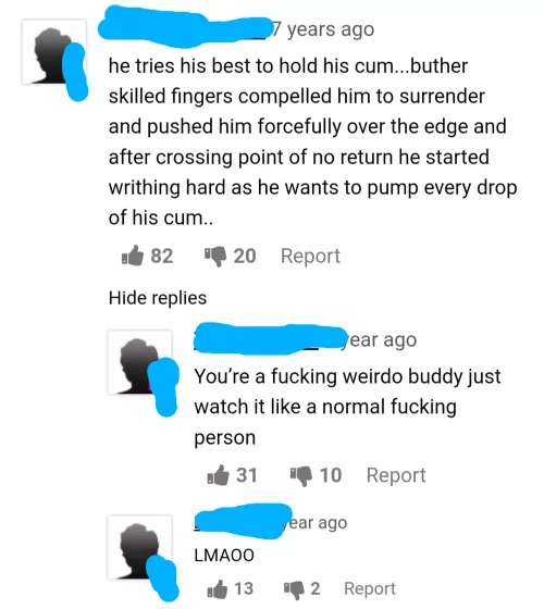 Writing fantasy story in the comment