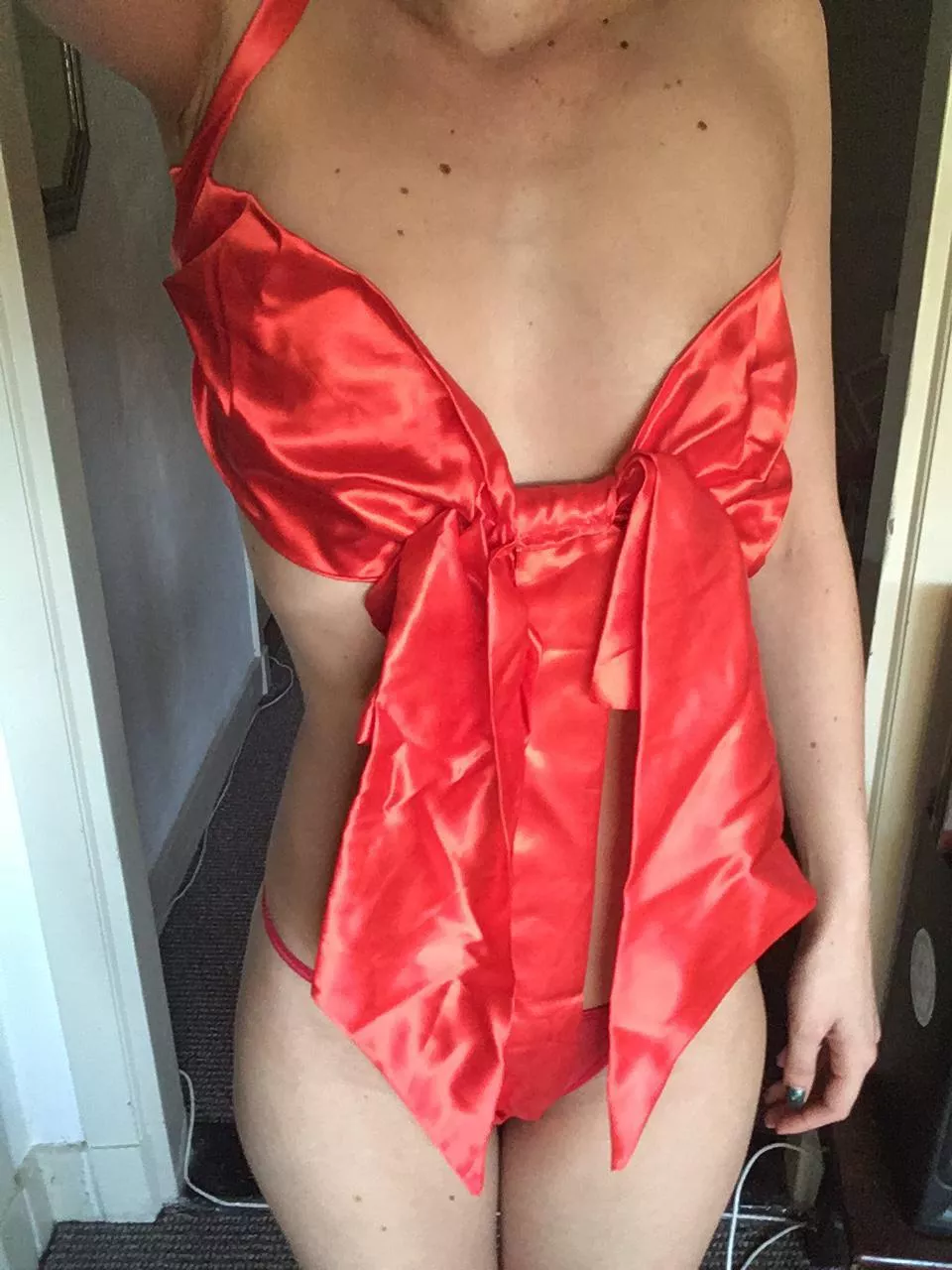 Your present for the holidays came early. Now you need to be patient until you can unwrap me[f]