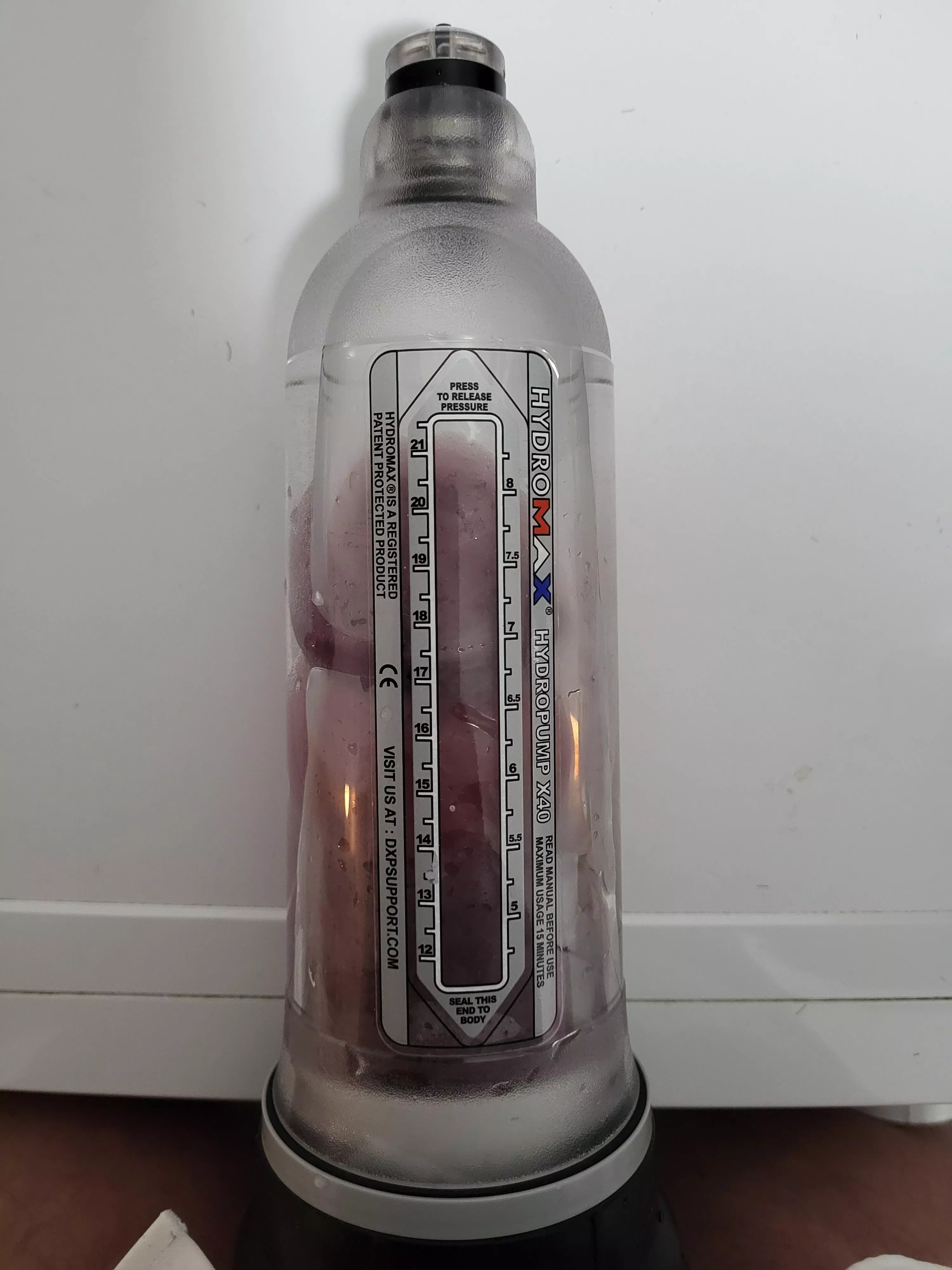 8+ inches in my bathmate x40