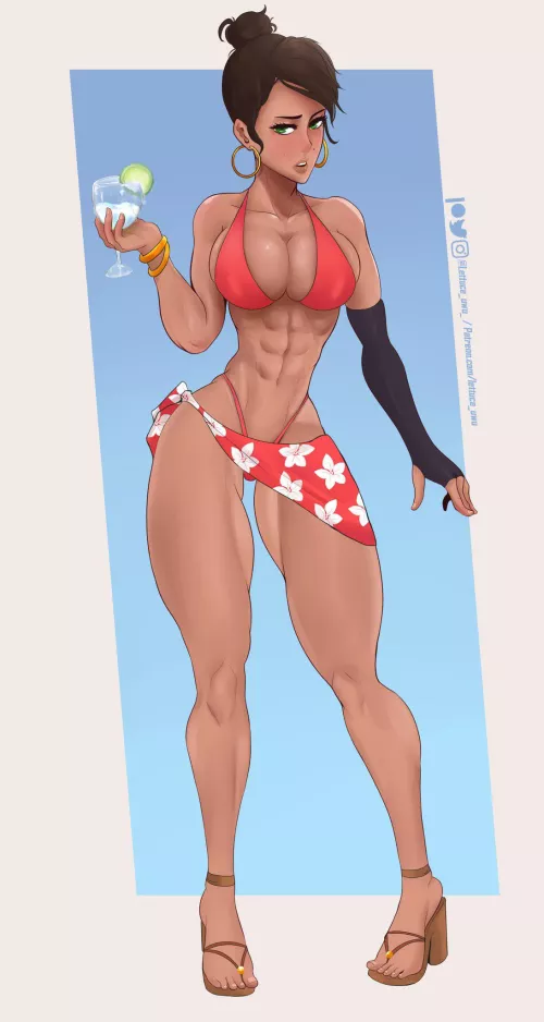 Alibi in a swimsuit (Lettuce_UWU)