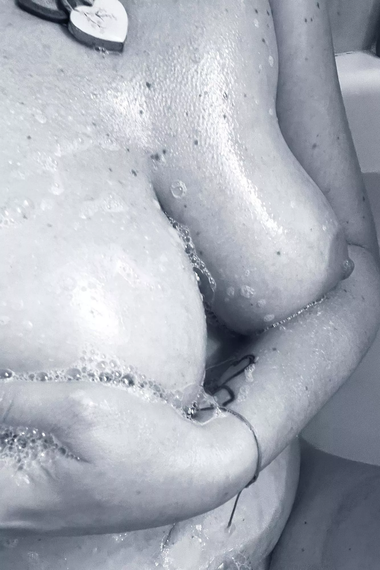 An artistic expression of the soapy joys of lathering the ladies