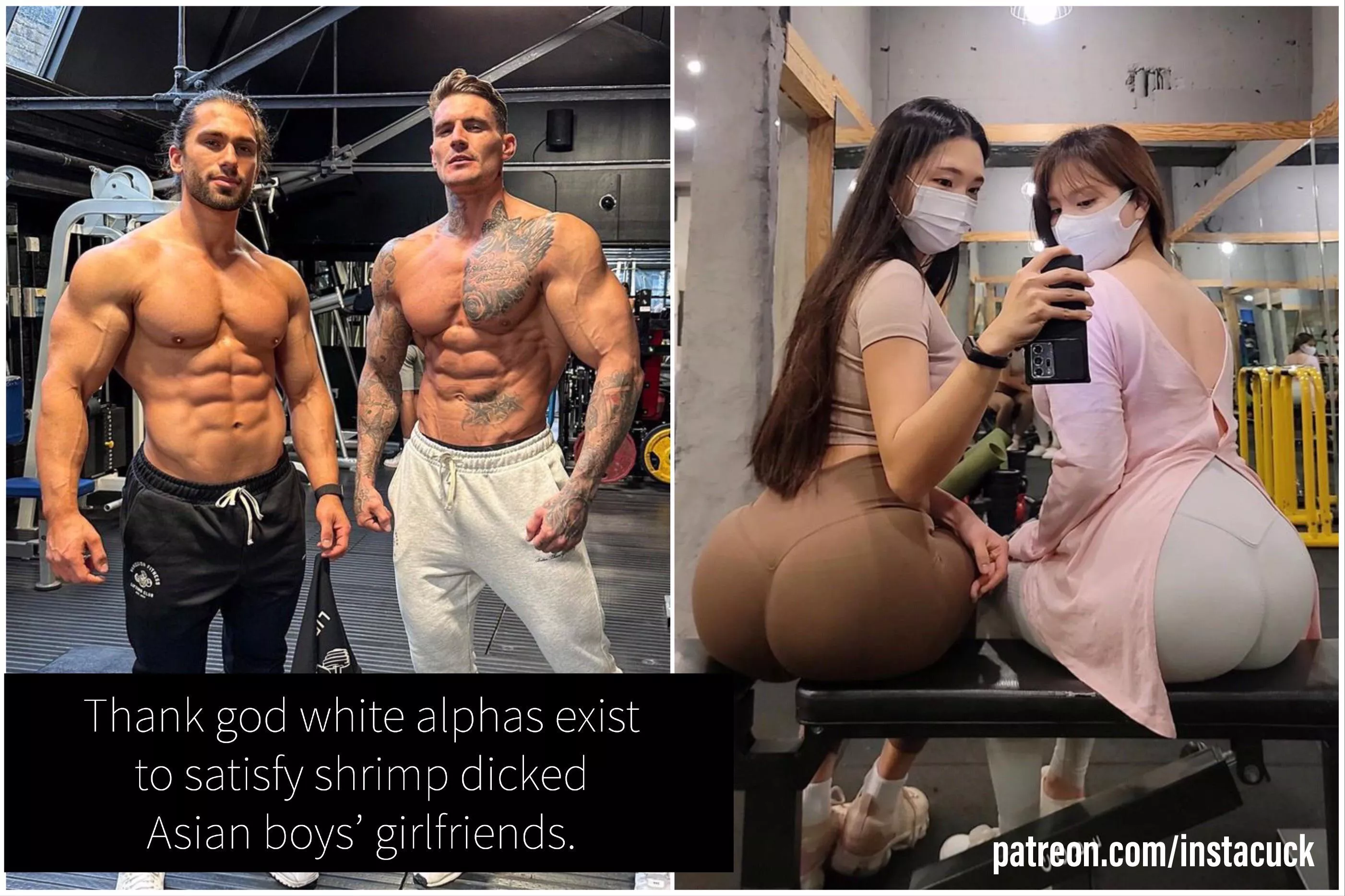 Asian 🍑’s exist to bounce on white dick 👸🏻🥺