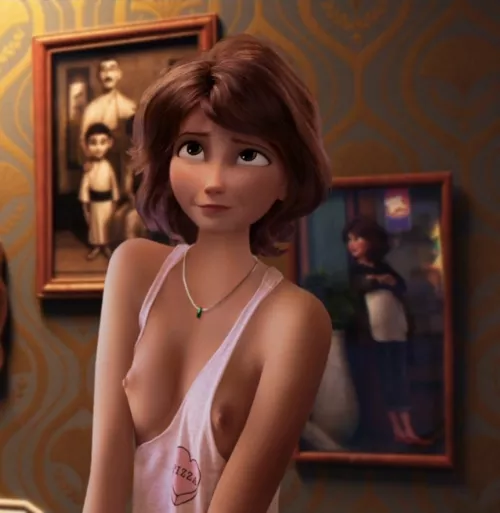 Aunt Cass tries to ignore the fact that she just french kissed with the cute girl delivering her fresh vegetables.