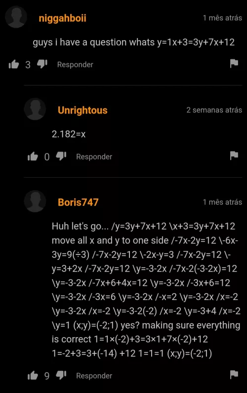 Bro was doing a math homework while watching porn