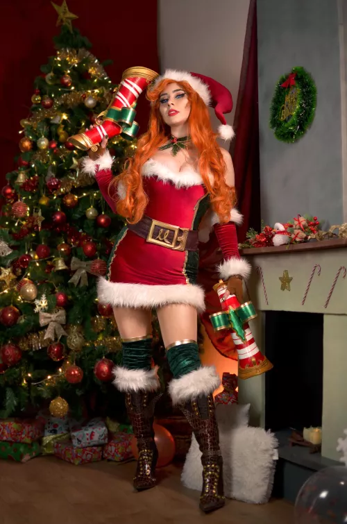 Candy Cane Miss Fortune by AngieV