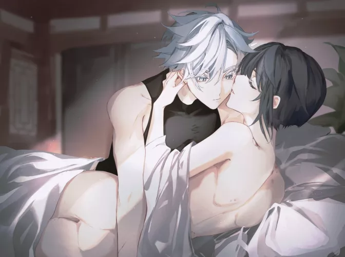 Chongyun & Xingqiu [@ishijinko]