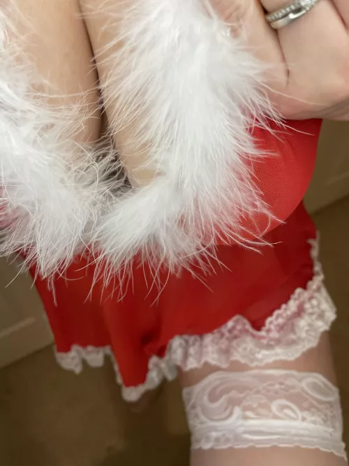 Christmas cleavage