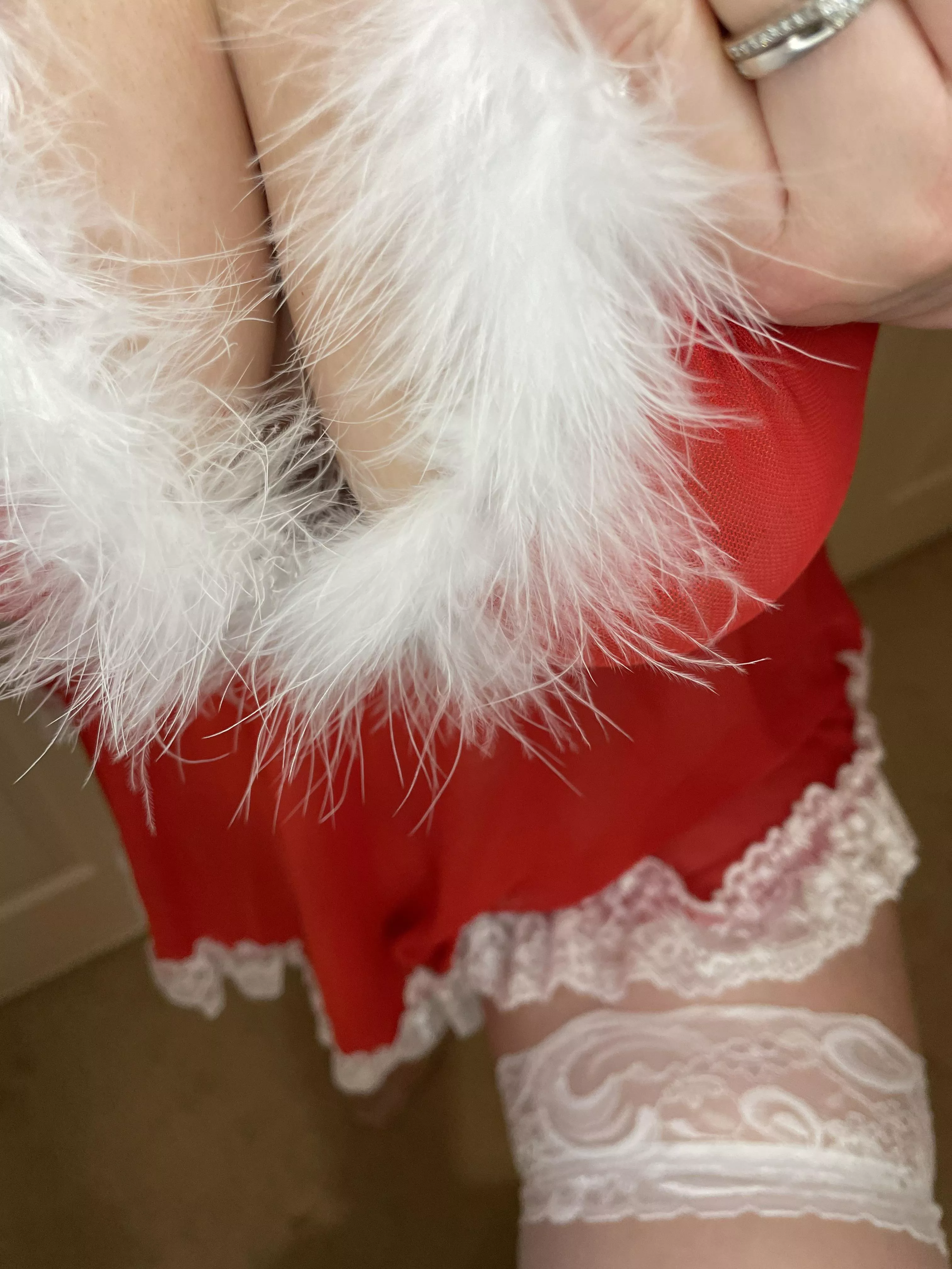 Christmas cleavage