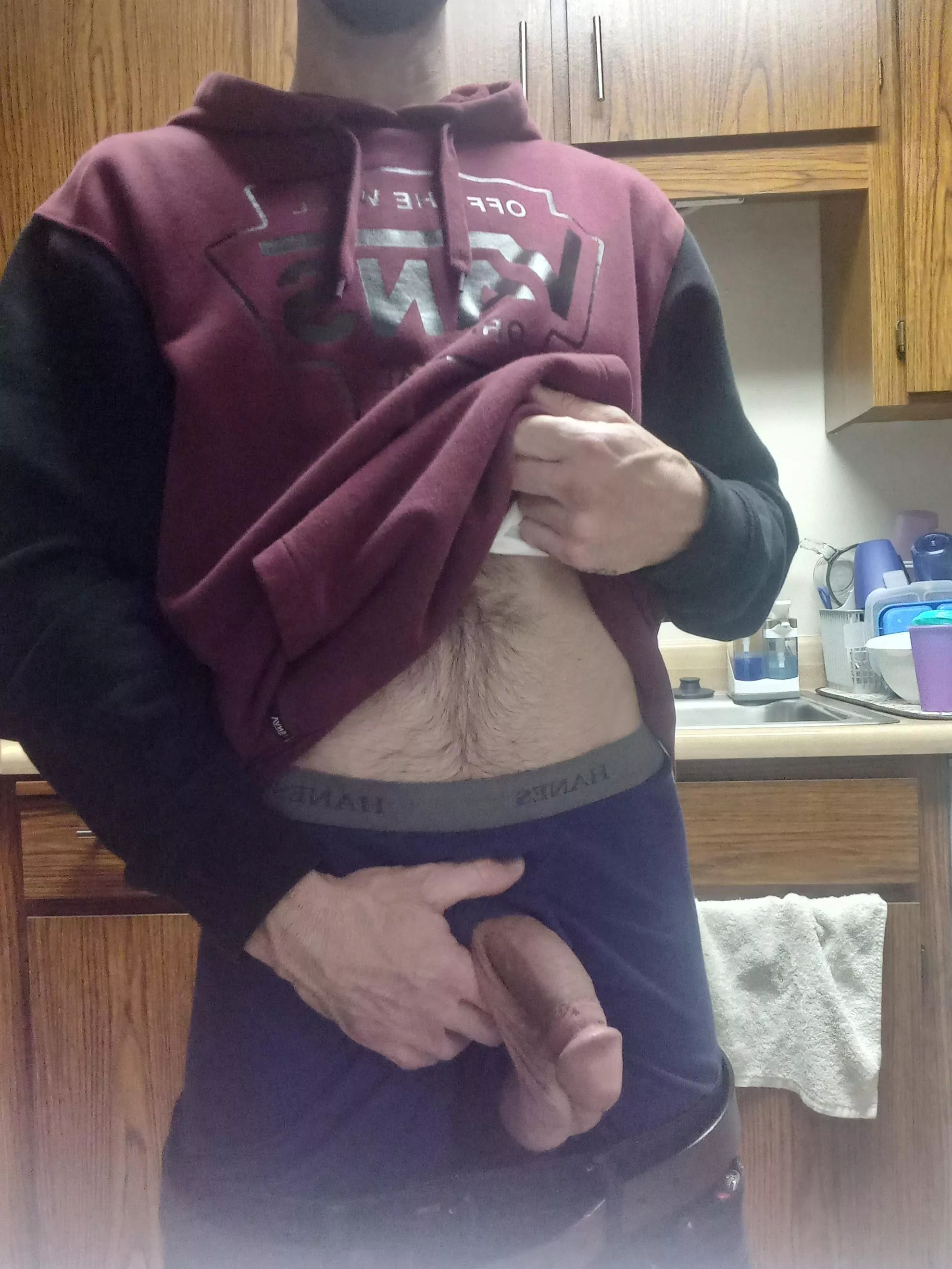 Dads serving sausage and eggs. . .who's hungry?