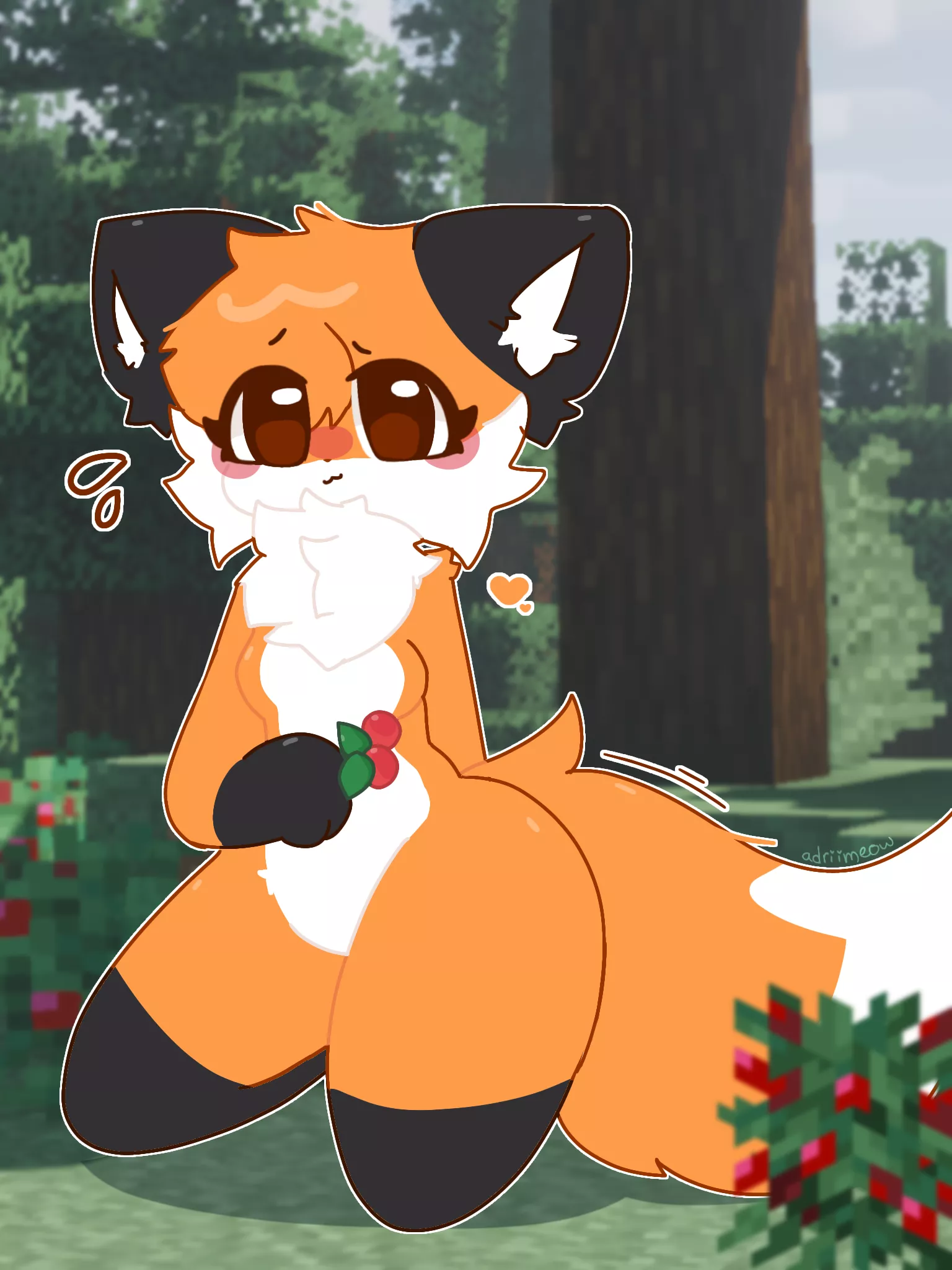 drew another mc mob,, le fox :3! (OC)