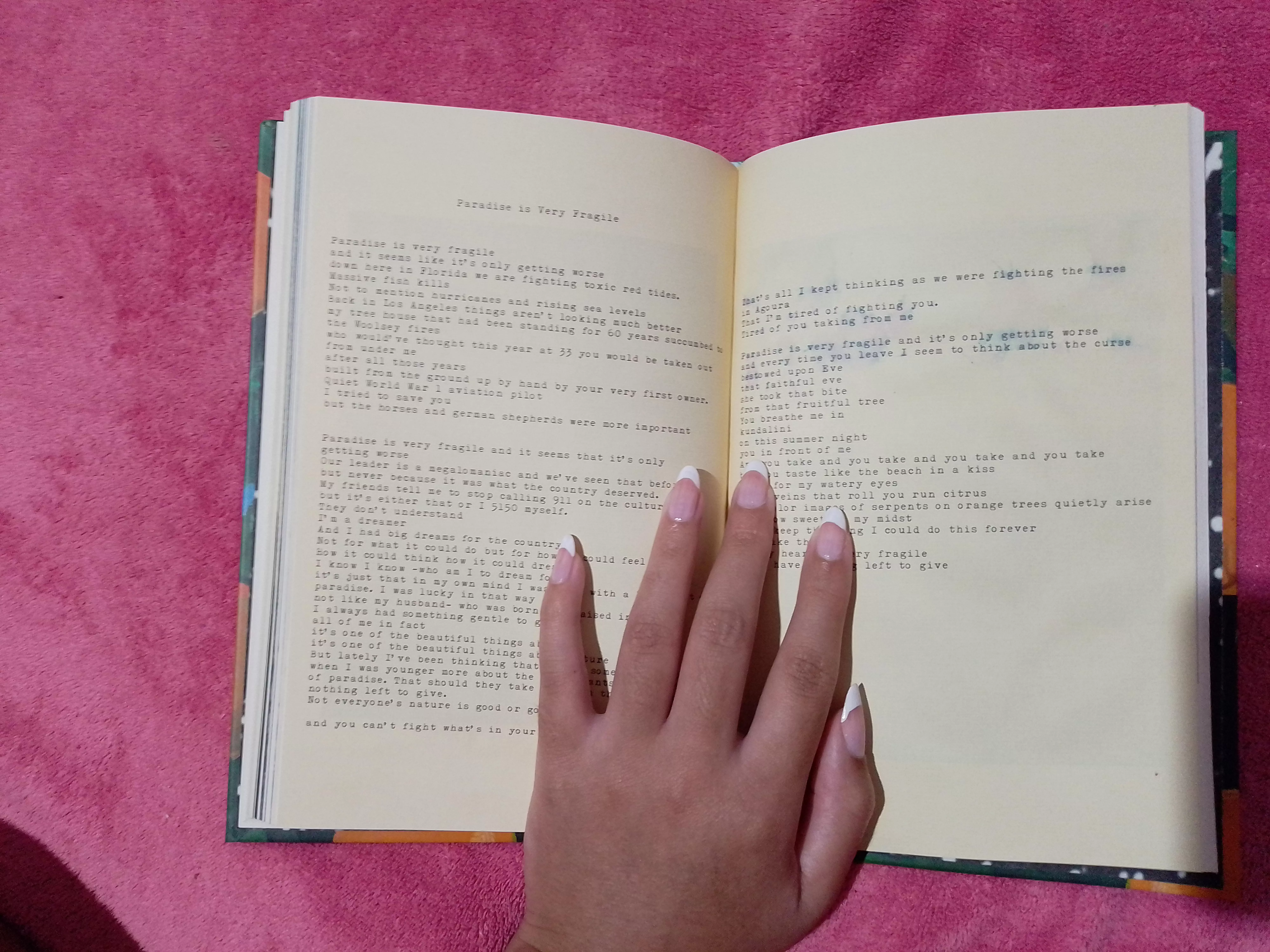 French nails and poetry