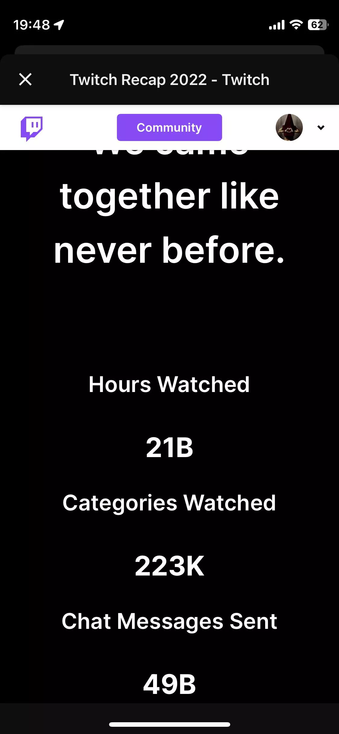 How do I check my own Twitch Recap? Such as the streamers I watched most.