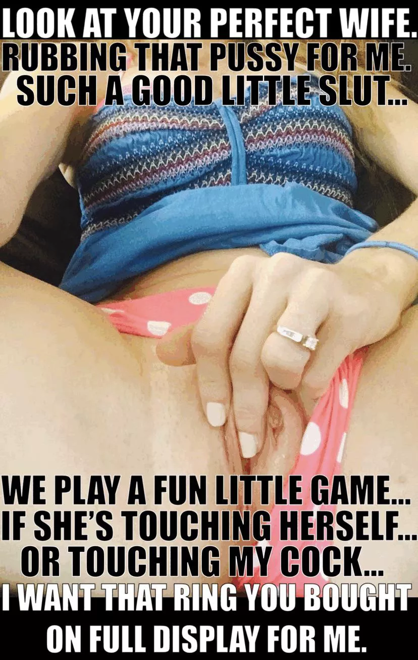 I have so much fun with your wife.. 😈