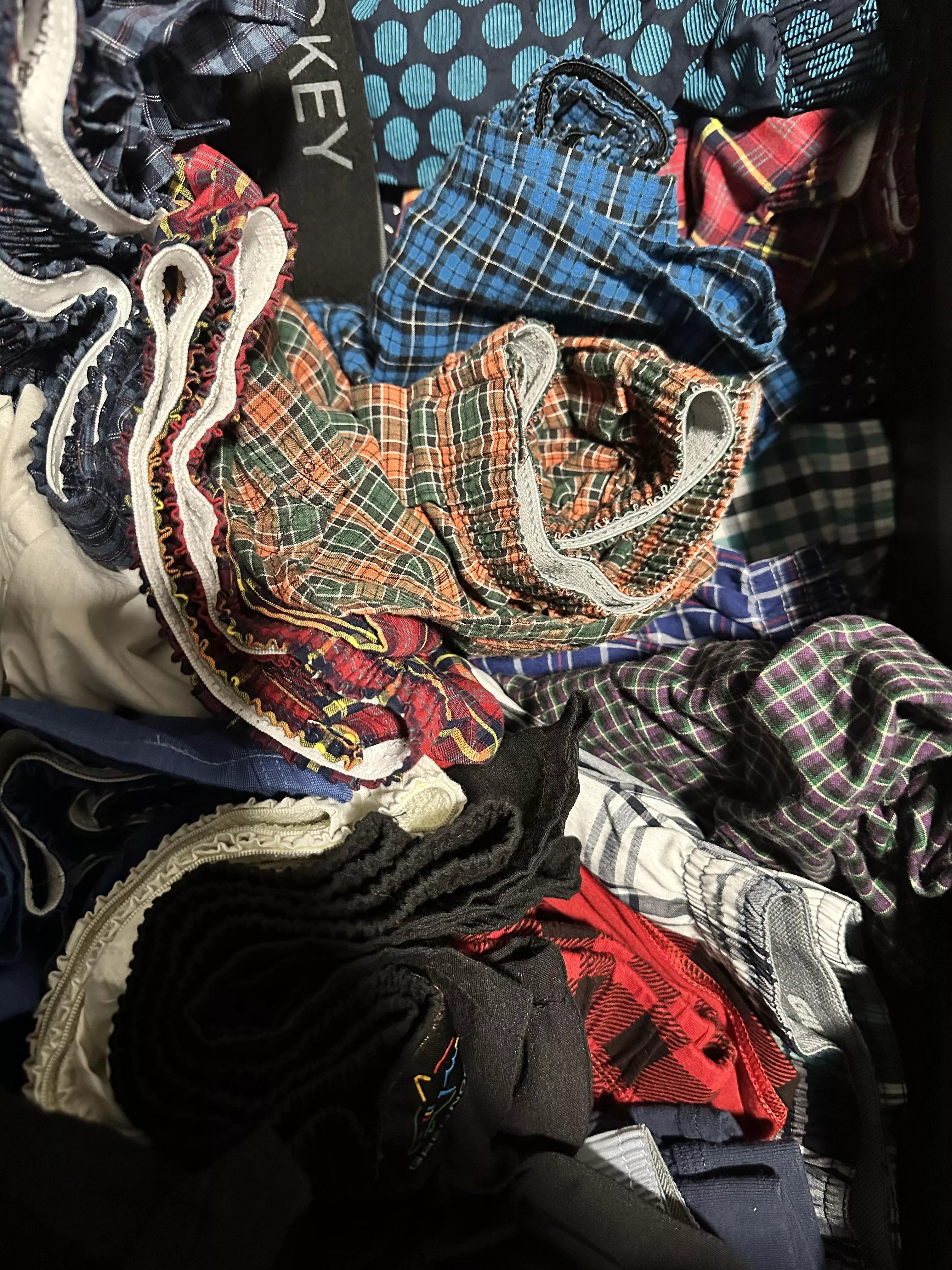 I have too many boxers.