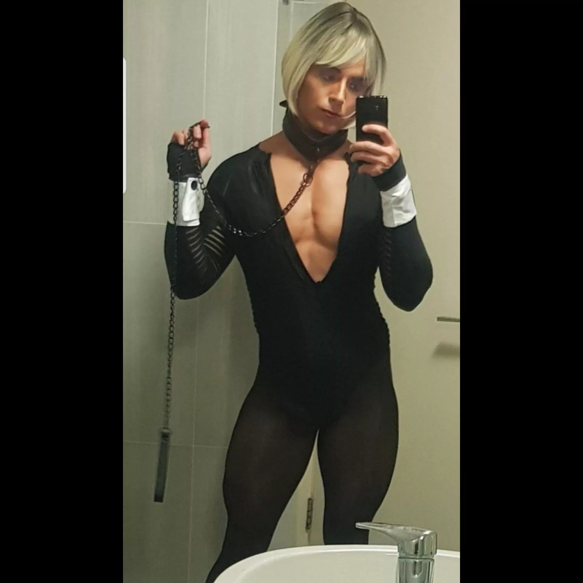 I'm straight and my girlfriend forces me to dress like this.