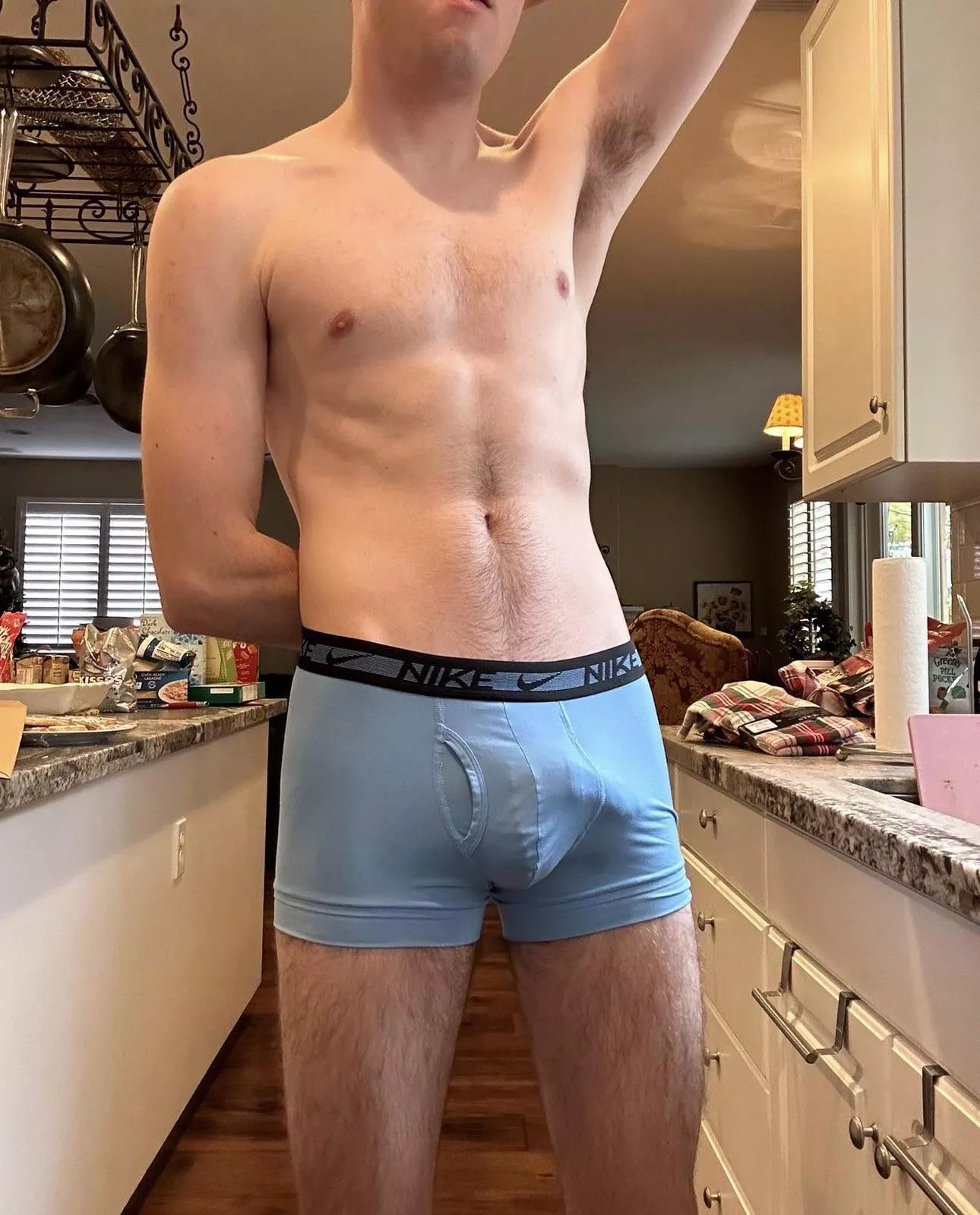 Just chilling in the kitchen