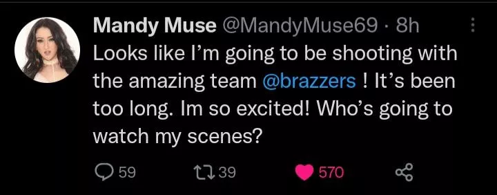 Looks like she is coming back :)