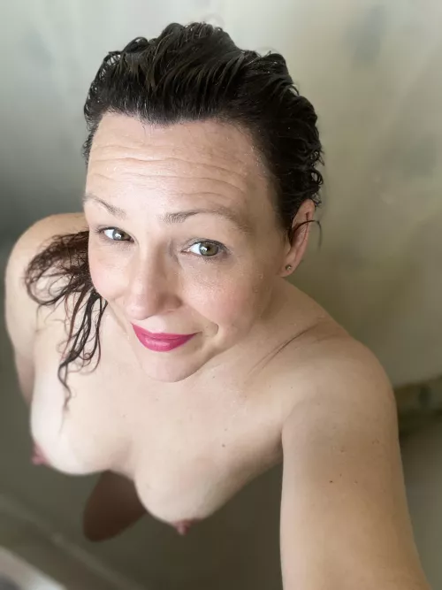 Mommy is getting in the shower…you comin?!