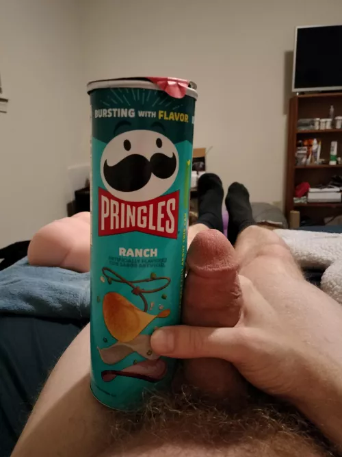 My 6.1 inch next to a pringles can. Feel free to put me in my place.