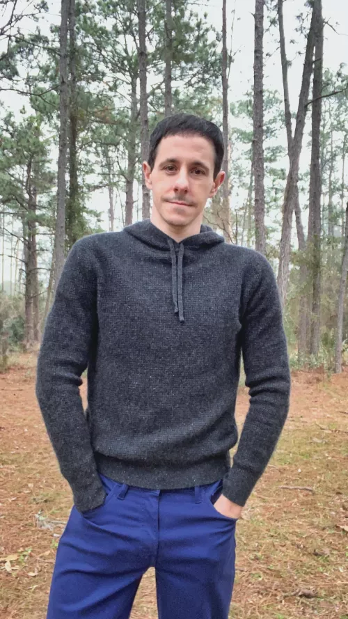 My grey hoodie certainly matches the weather