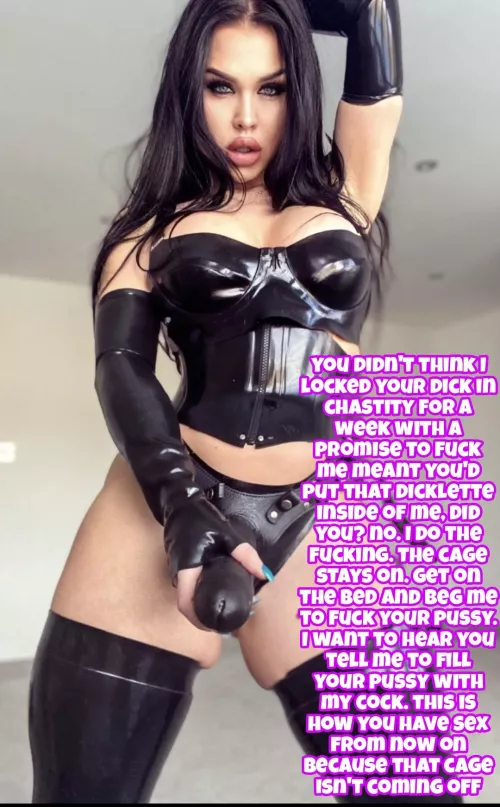 $napme. @missbetsophie and get ready to be locked, used and teased so be a good sph slut even if you are new to this lifestyle in chastity