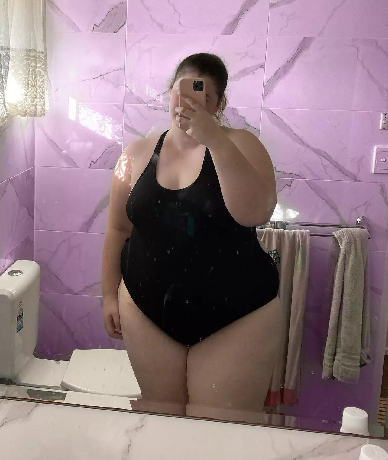 New swim suit but it’s cold