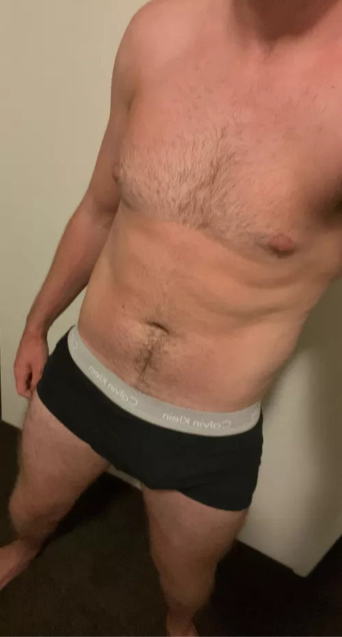 Nothing better than a new pair of Calvins