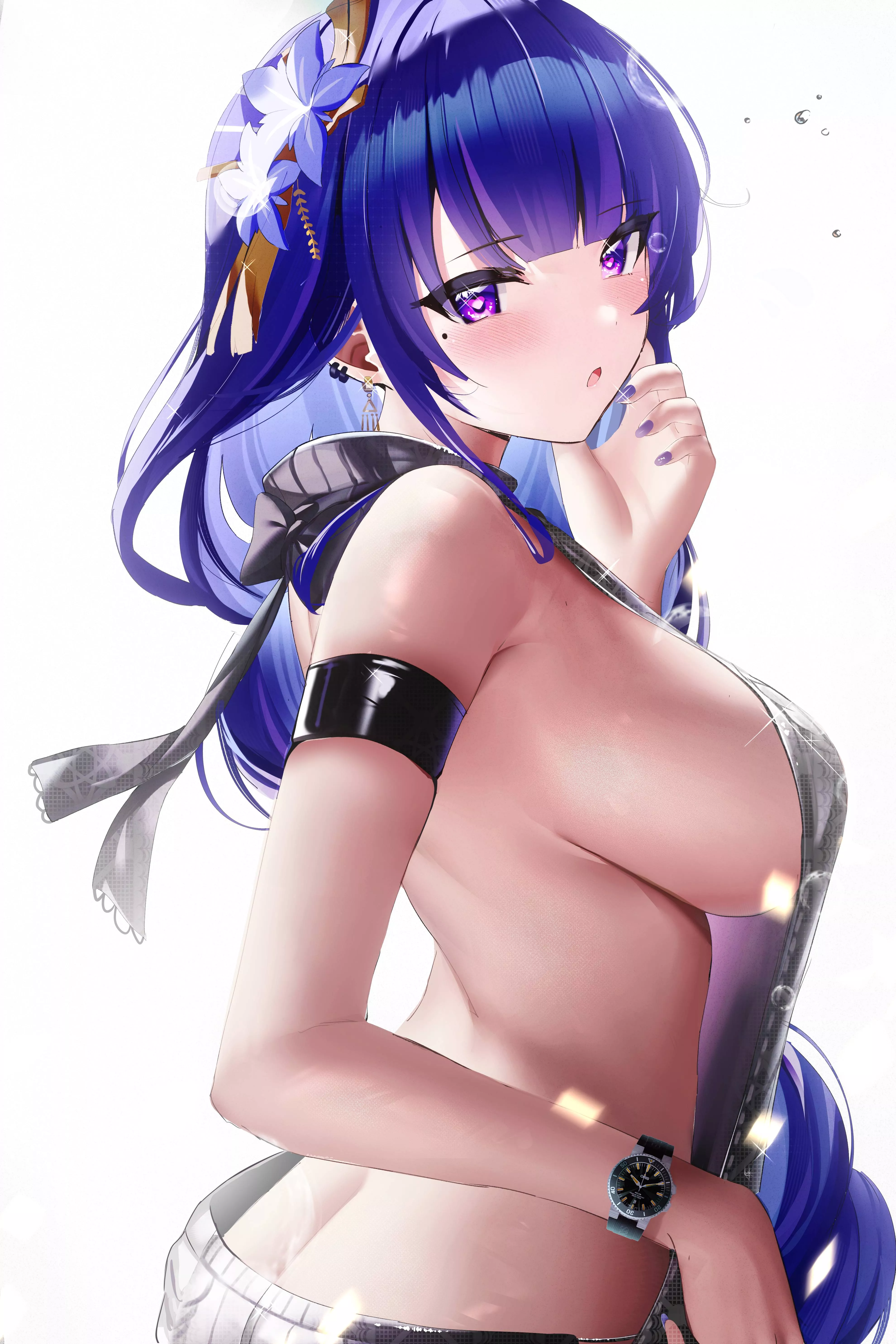 Raiden Shogun virgin killer sweater [Genshin Impact]