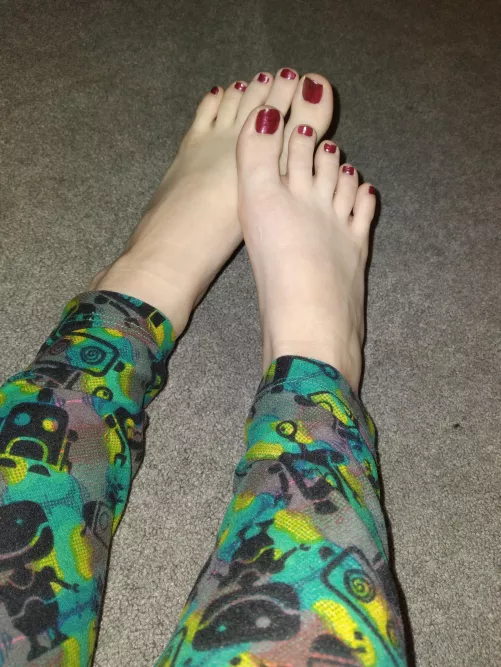 rub my feet then I'll rub you with my feet