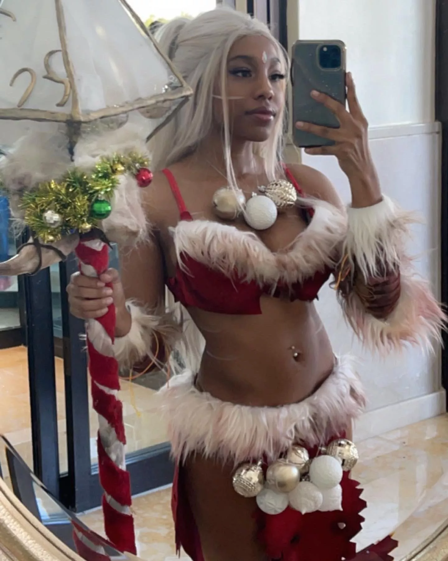 [SELF] Christmas nidalee cosplay by Violet_cosplay