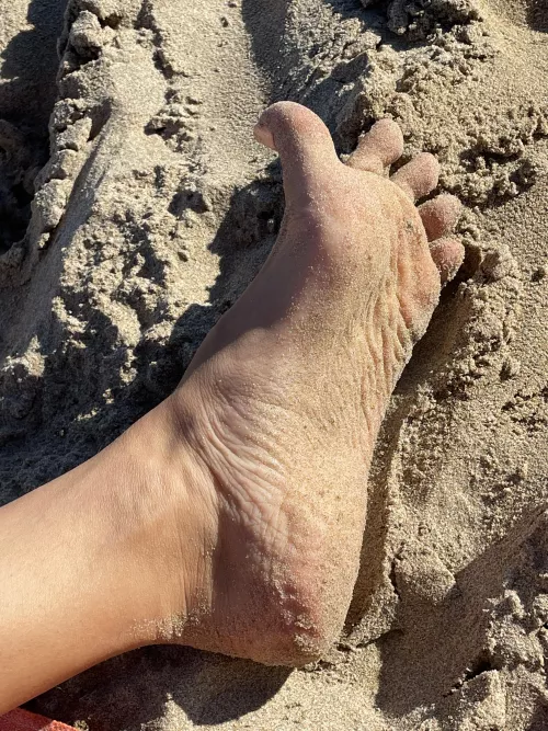 Sole on the sand